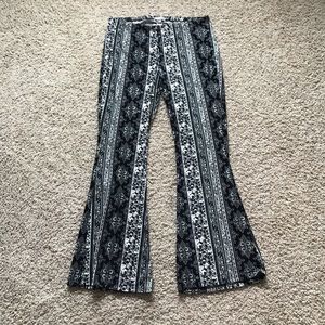 Lovesick Patterned Flare Pants